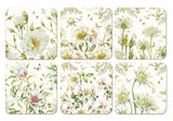6 Coasters Janneke Brinkman-Salentijn "White Elegance"