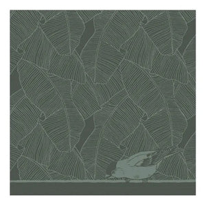 DDDDD Tea towel birdy green