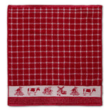 DDDDD Tea or hand towel Dutchie red