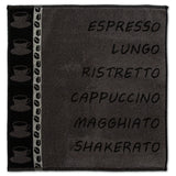 DDDDD Tea or hand towel ristretto anthracite