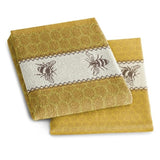 DDDDD Tea or hand towel bees yellow