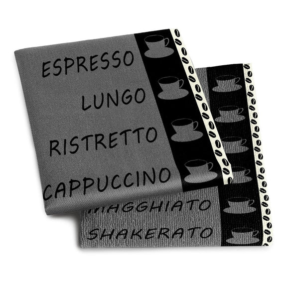 DDDDD Tea or hand towel ristretto anthracite