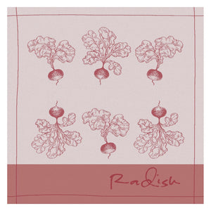 DDDDD Tea or hand towel radish red