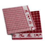 DDDDD Tea or hand towel Dutchie red