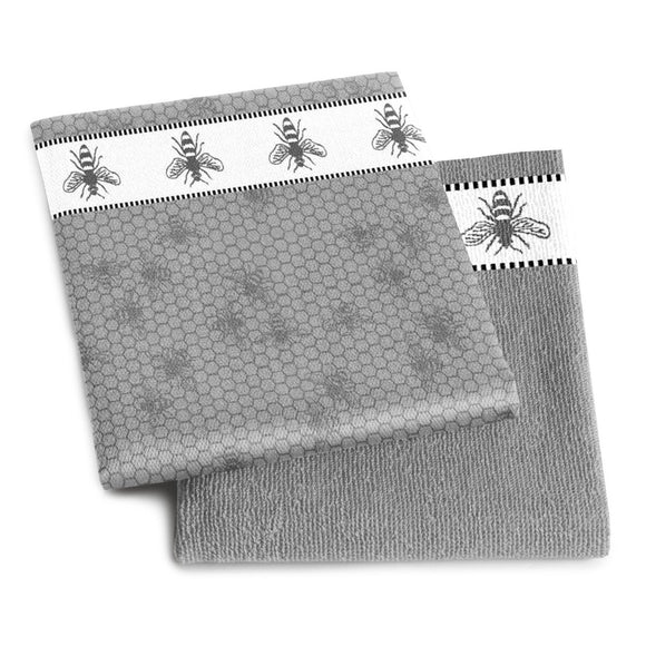 DDDDD Tea or hand towel honey grey