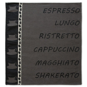 DDDDD Tea or hand towel ristretto anthracite