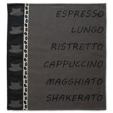 DDDDD Tea or hand towel ristretto anthracite