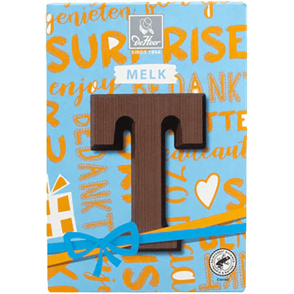De Heer Chocolate Letter – milk 65g