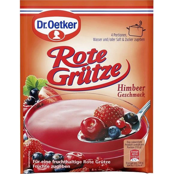 Dr. Oetker Rote Grütze Raspberry Pudding 40g