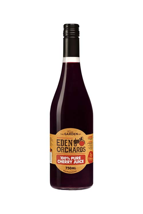 Eden Orchards 100% Pure Cherry or Blueberry Juice 750ml