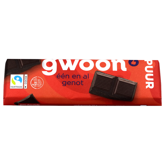 G'woon Dark Chocolate Bar 100g