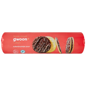 G’woon Sugared Chocolate Cookies Dark 400g