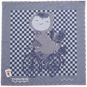 Hollandsche Waaren Teatowel Girl on Bike