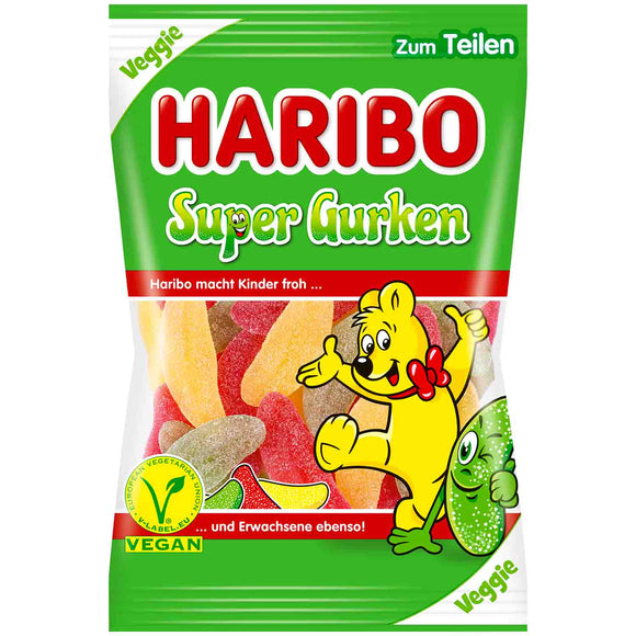 Haribo Zure Bommen (Super Gurken) 175g