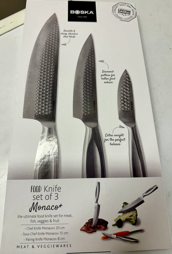 Boska Kitchen Knives Monaco set of 3