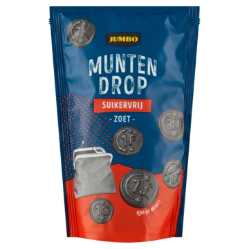 Jumbo sugarfree Licorice sweet Coins 100g