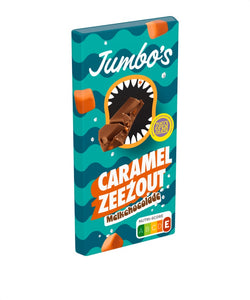 Jumbo's chocolate bar milk – caramel sea salt 140g