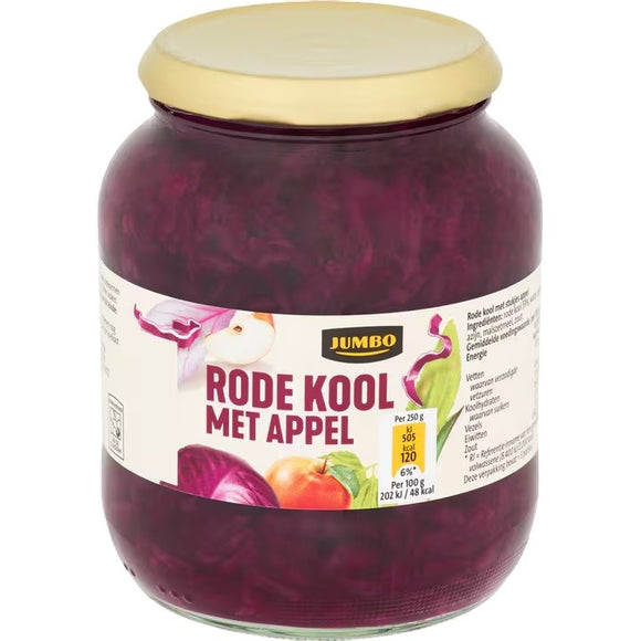 Jumbo Red Cabbage with Apple 680g
