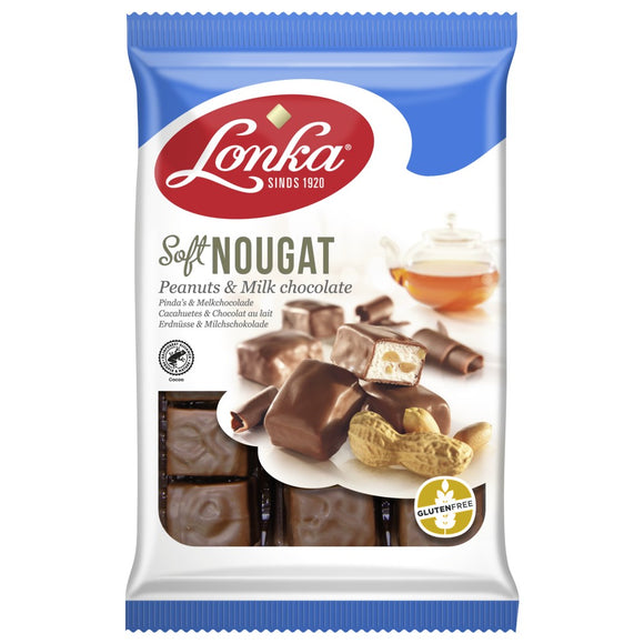 Lonka Nougat Peanuts & Milk Chocolate 220g