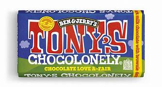 Tony Chocolonely Milk Chocolate/Brownie 180g