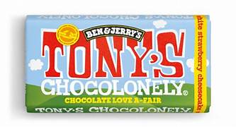 Tony Chocolonely white choc/cheesecake 180g