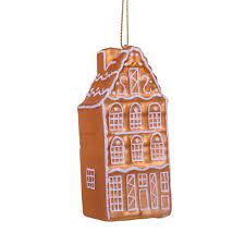 Vondels Gingerbread Canal House ornament