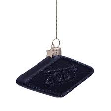 Vondels Salted Licorice ornament (schuinzout)