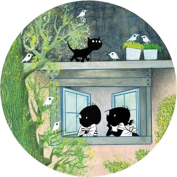 Wallpaper Circle Jip & Janneke – Birds