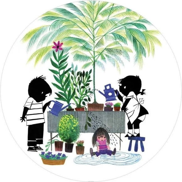 Wallpaper Circle Jip & Janneke – Gardening