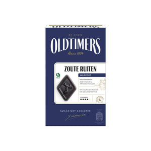 Oldtimers Liquorice Hindelooper Ruitjes 225gr