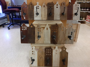 Wooden Canal House Coat Rack