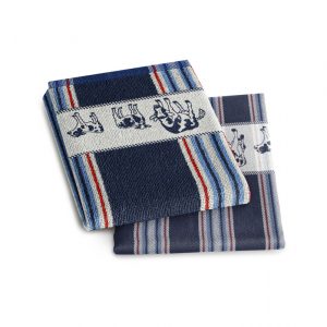 DDDDD Tea -/ Handtowel Frisian Blue