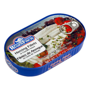 Rugen Fisch Herring Fillets Tomato Sauce 200gr
