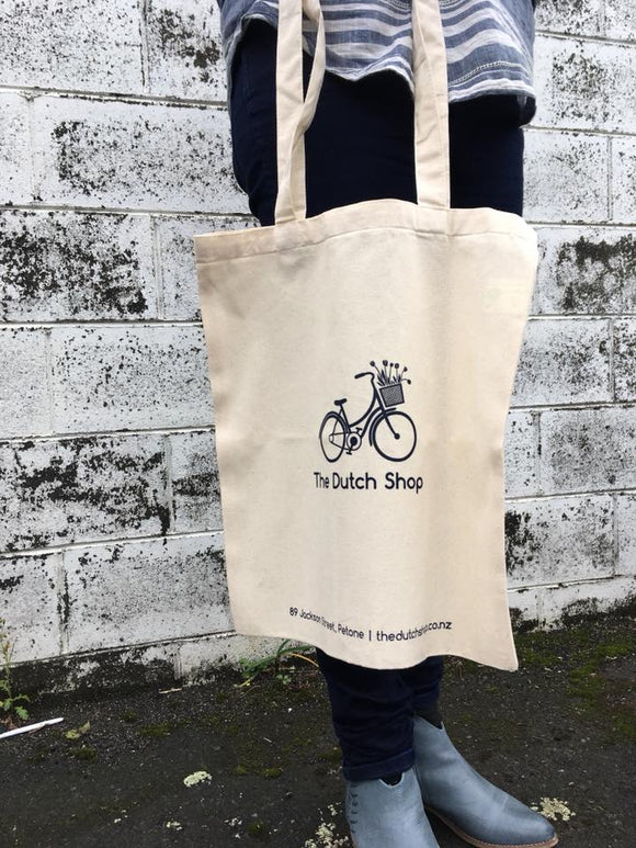 The Dutch Shop logo tote bag