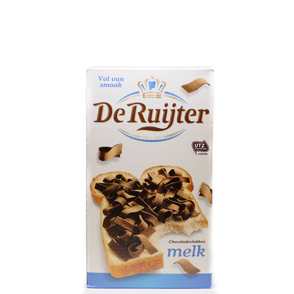De Ruijter Milk Chocolate Flakes 300gr