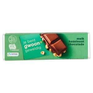 G'woon Hazelnut Chocolate Bar 100g