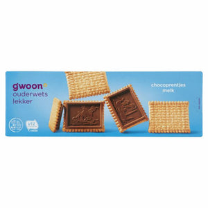 G'woon Milk Chocolate Coated Biscuits 150gr