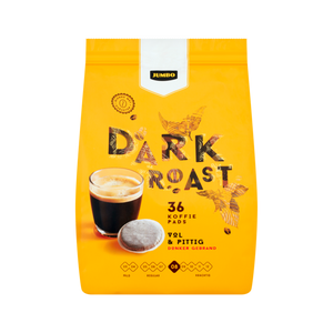 Jumbo Coffee Pads Dark Roast 250gr