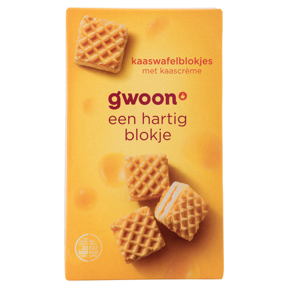 G'woon Cheese wafer cubes 100g