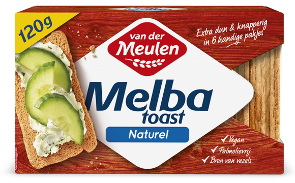 Van Der Meulen Melba Toast 120gr