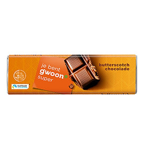 G'woon butterscotch chocolate bar 100g